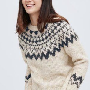 NWOT Fair Isle Crew Neck Sweater
